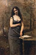 Jean Baptiste Camille  Corot Valleda oil painting reproduction